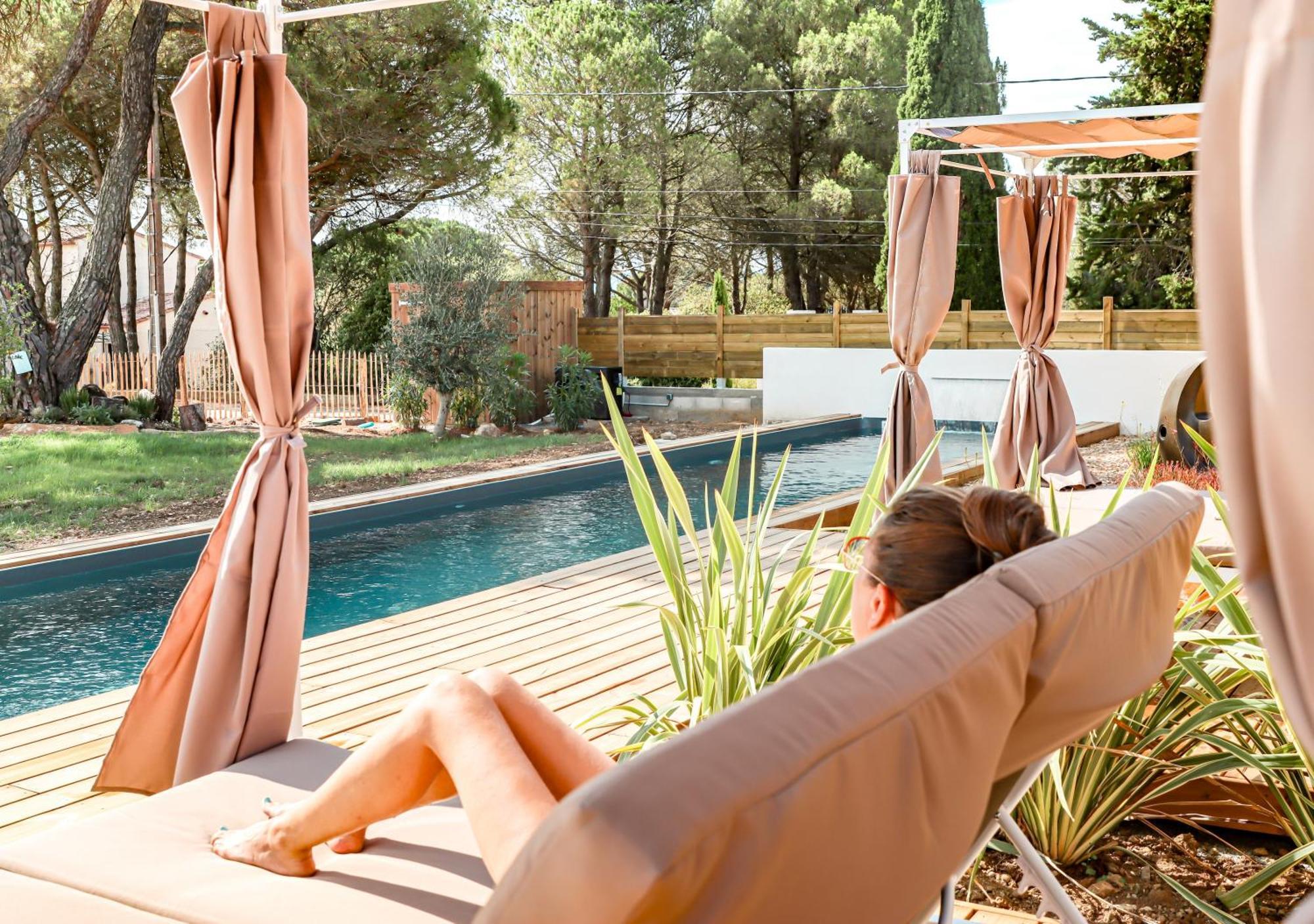 Les Gites De Laure - L'Eden Romantique, Chambres Hotes, Spa Prive, Couloir De Nage, Adults Only Malves-en-Minervois Exterior foto